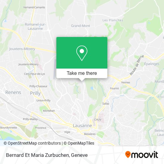 Bernard Et Maria Zurbuchen map