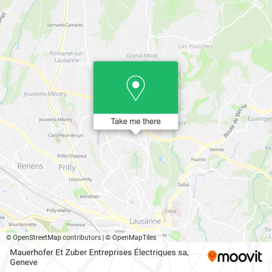 Mauerhofer Et Zuber Entreprises Électriques sa map