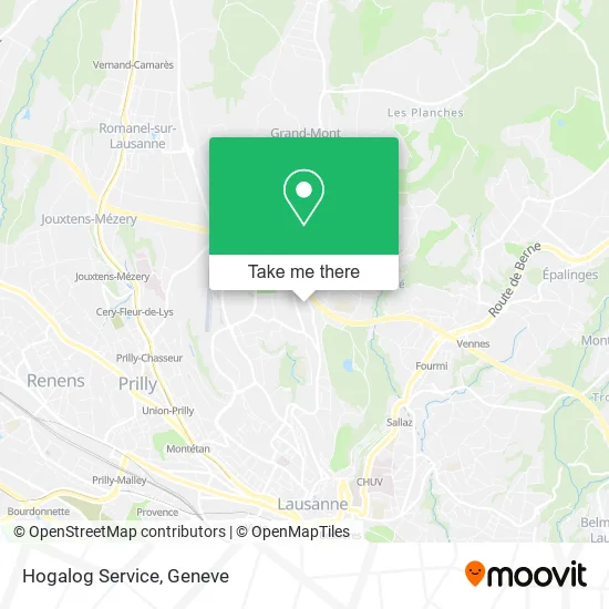 Hogalog Service map