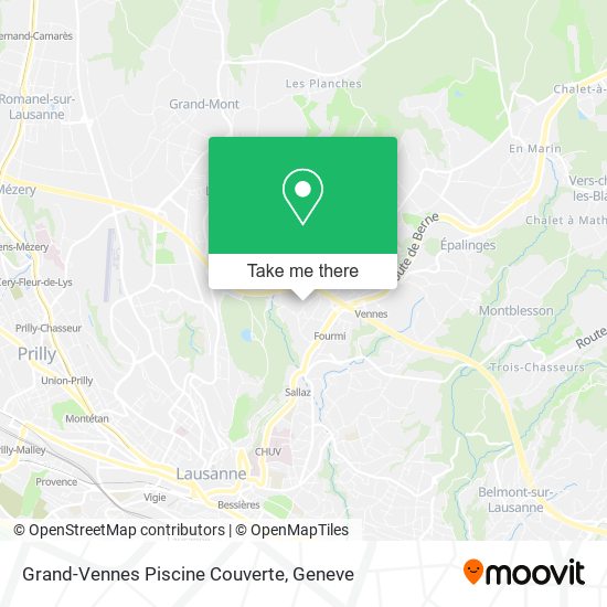 Grand-Vennes Piscine Couverte map