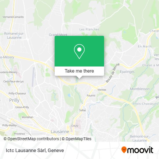 Ictc Lausanne Sàrl map