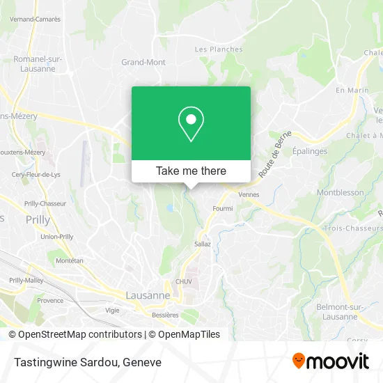 Tastingwine Sardou map