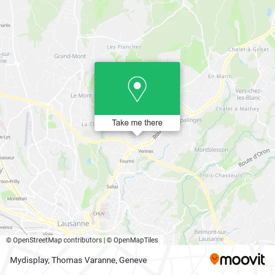 Mydisplay, Thomas Varanne map
