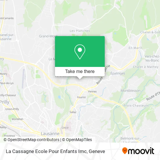 La Cassagne Ecole Pour Enfants Imc map