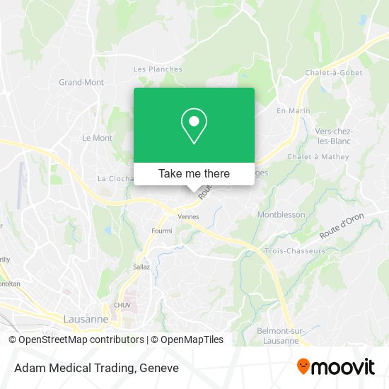 Adam Medical Trading map