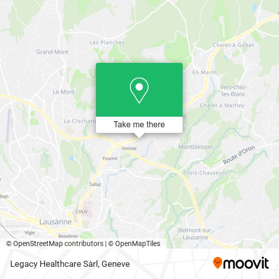 Legacy Healthcare Sàrl map