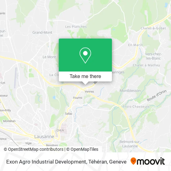 Exon Agro Industrial Development, Téhéran map