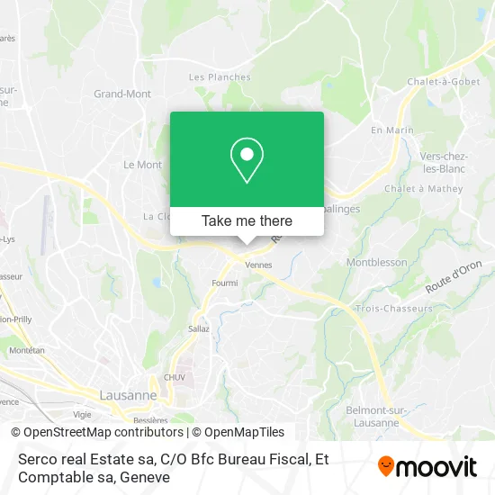 Serco real Estate sa, C / O Bfc Bureau Fiscal, Et Comptable sa map