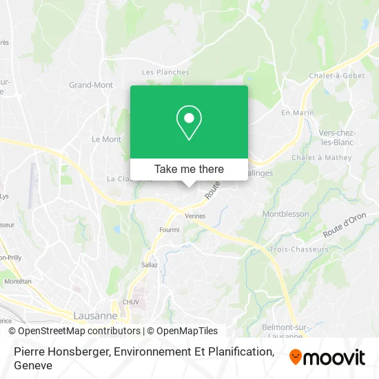 Pierre Honsberger, Environnement Et Planification map