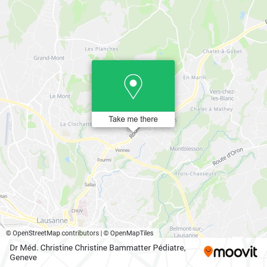 Dr Méd. Christine Christine Bammatter Pédiatre map