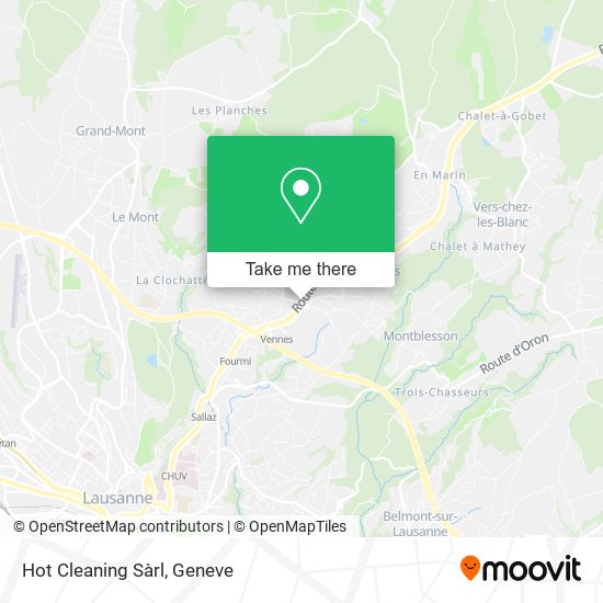 Hot Cleaning Sàrl map