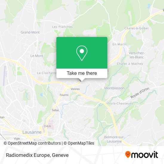 Radiomedix Europe map