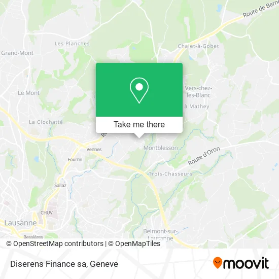 Diserens Finance sa map