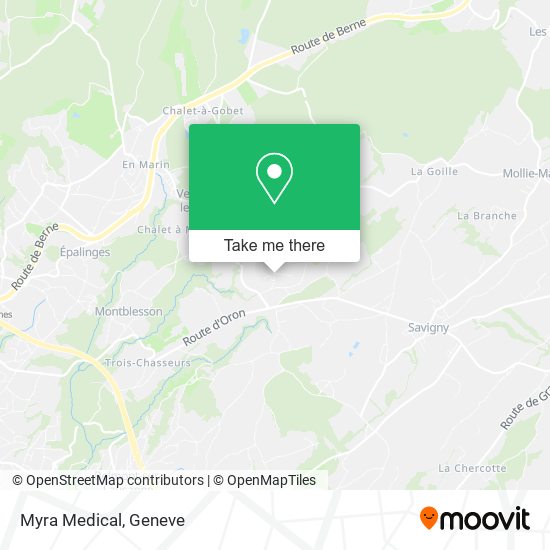 Myra Medical map