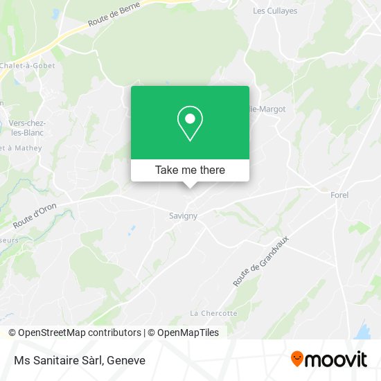 Ms Sanitaire Sàrl map