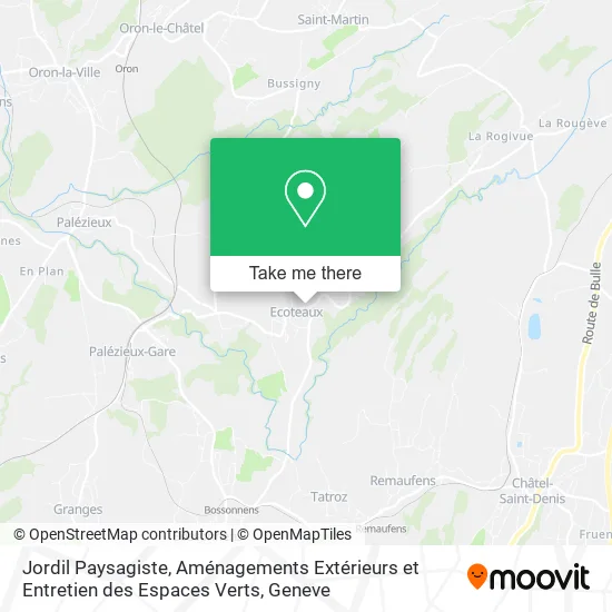 Jordil Paysagiste, Aménagements Extérieurs et Entretien des Espaces Verts map