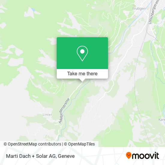 Marti Dach + Solar AG map