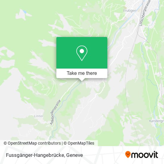 Fussgänger-Hangebrücke map