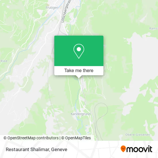 Restaurant Shalimar map