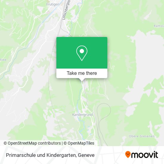 Primarschule und Kindergarten map