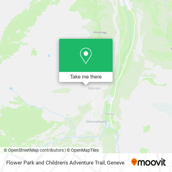 Flower Park and Children's Adventure Trail map