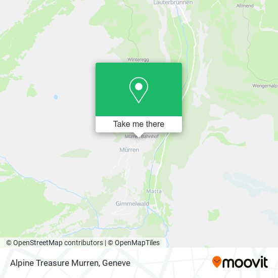 Alpine Treasure Murren map