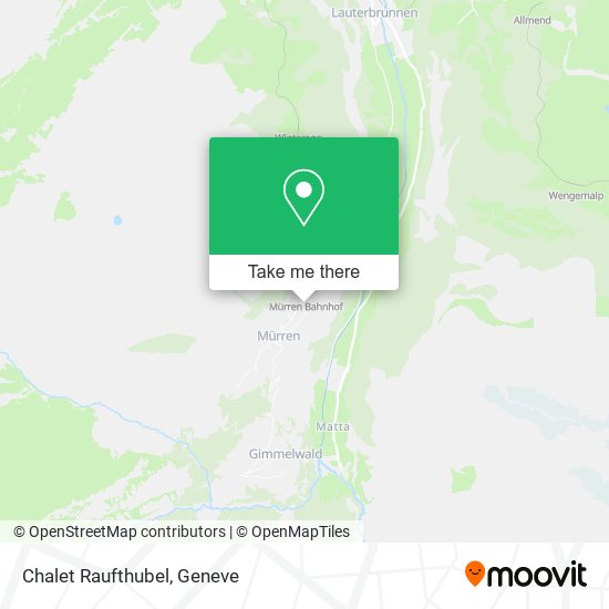 Chalet Raufthubel map