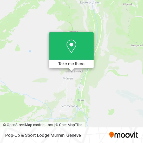 Pop-Up & Sport Lodge Mürren map