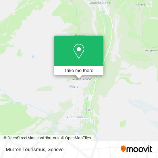 Mürren Tourismus map