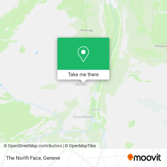 The North Face map