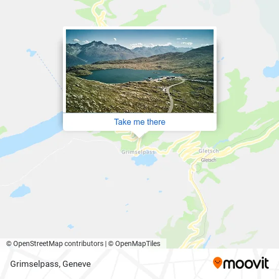 Grimselpass map