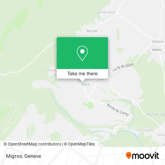 Migros map