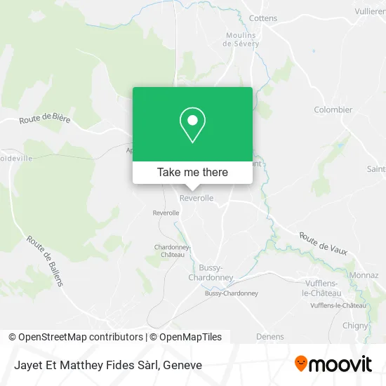 Jayet Et Matthey Fides Sàrl map