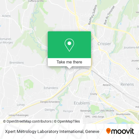 Xpert Métrology Laboratory International map