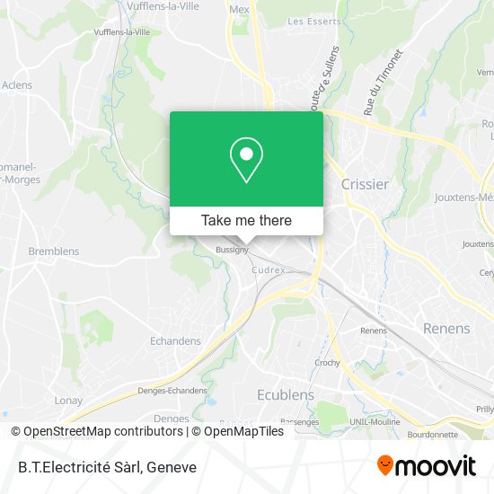 B.T.Electricité Sàrl map