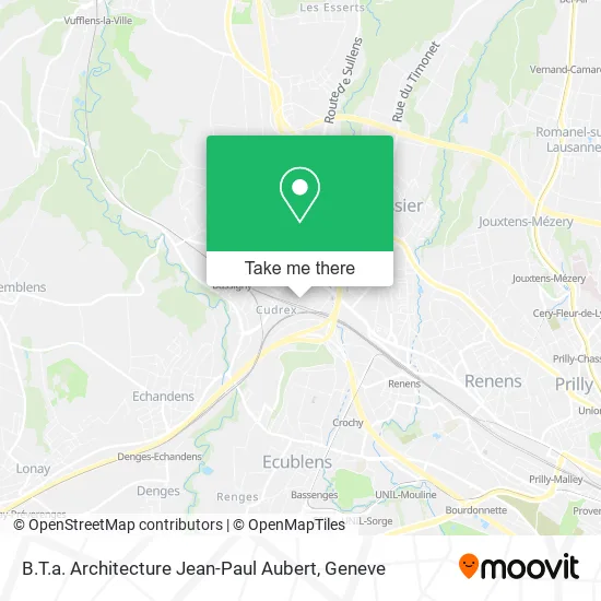 B.T.a. Architecture Jean-Paul Aubert map