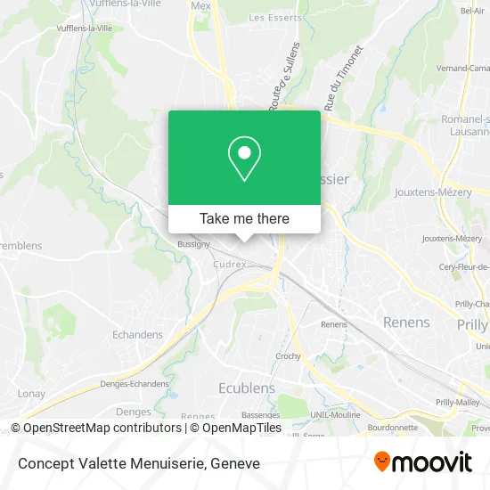 Concept Valette Menuiserie map