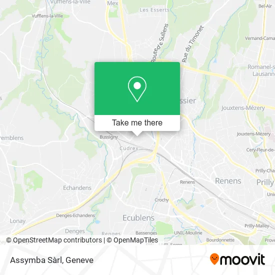 Assymba Sàrl map
