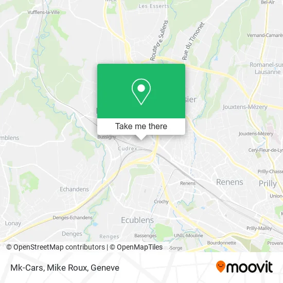 Mk-Cars, Mike Roux map