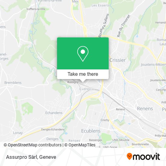 Assurpro Sàrl map