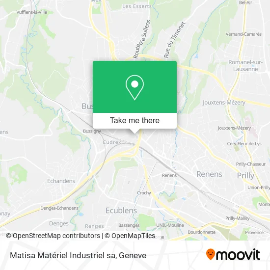 Matisa Matériel Industriel sa map
