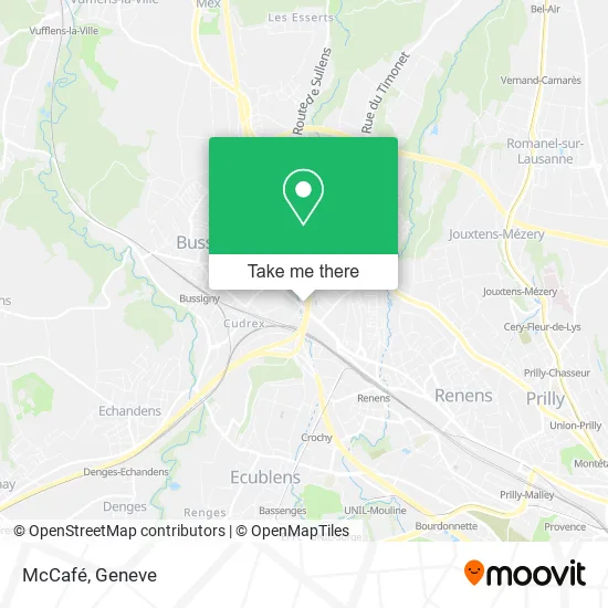 McCafé map