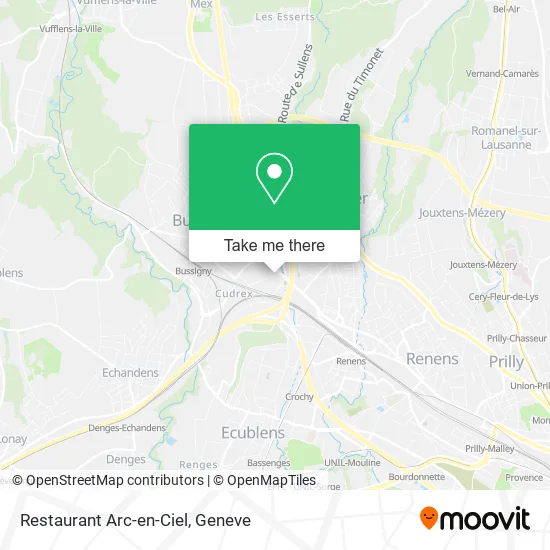 Restaurant Arc-en-Ciel map
