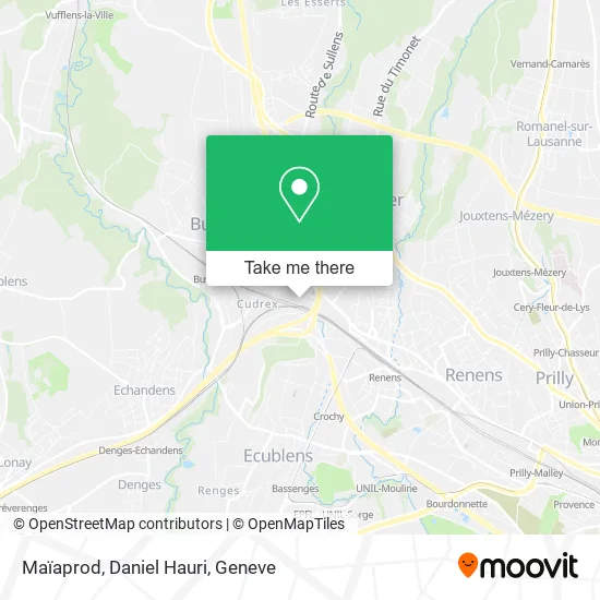 Maïaprod, Daniel Hauri map