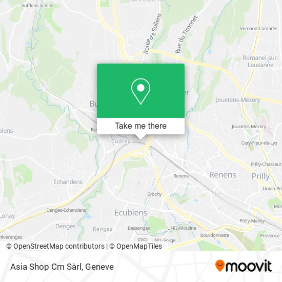 Asia Shop Cm Sàrl map