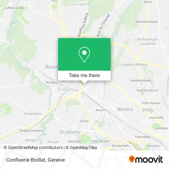 Confiserie Boillat map