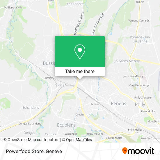 Powerfood Store map