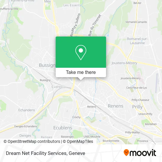Dream Net Facility Services map