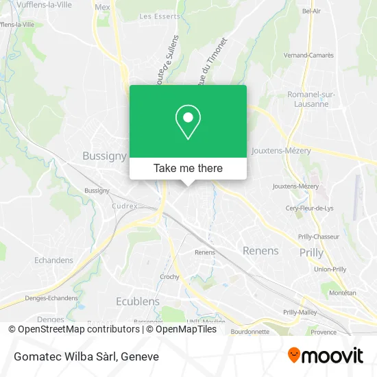 Gomatec Wilba Sàrl map