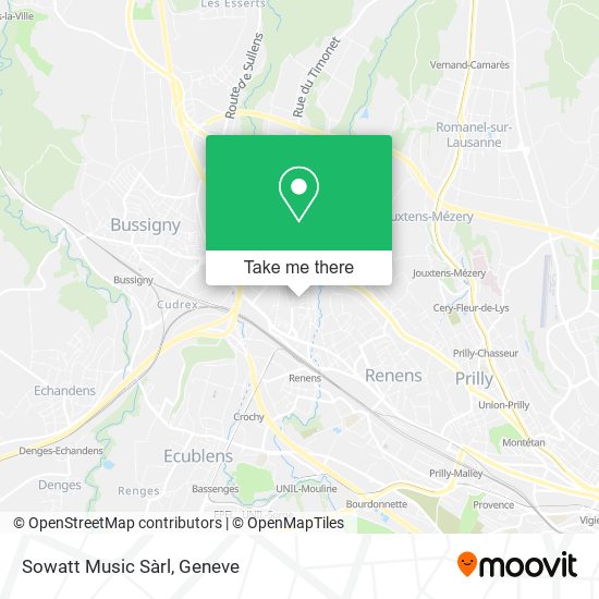 Sowatt Music Sàrl map